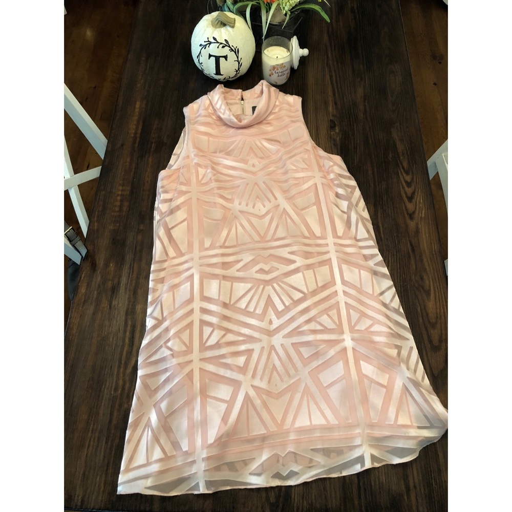 Vince Camuto Pink Trapeze cocktail dress